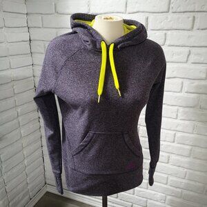 Adidas Climawarm Ladies Fleece Lined Size Medium Purple Hoodie